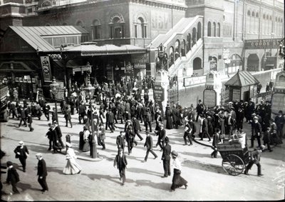 Gare de Broad Street, Londres, c.1890 - English Photographer